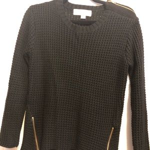 Black Sweater with beautiful zippers